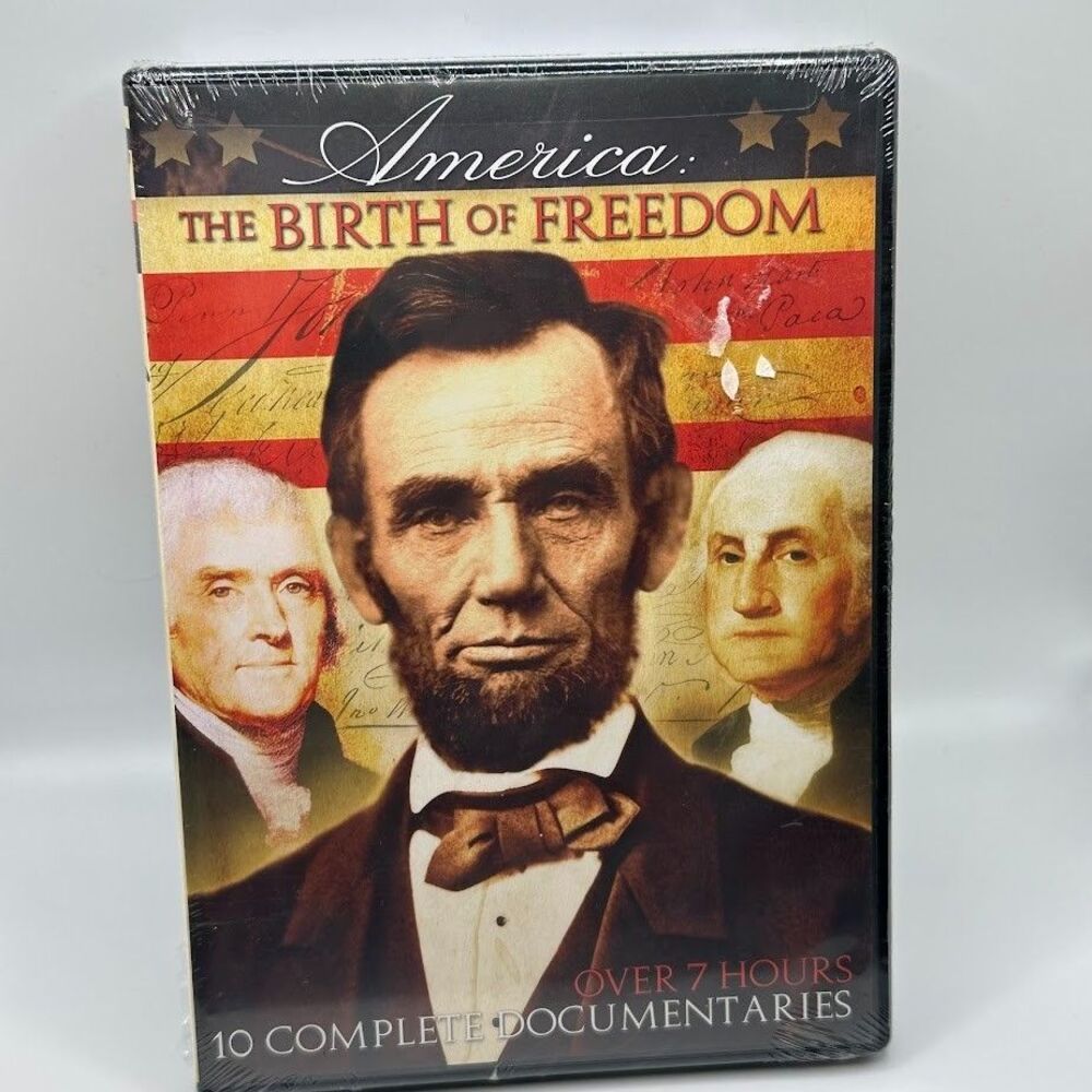 America: The Birth of Freedom DVD- 10 Complete Documentaries-7 +Hours- NEW